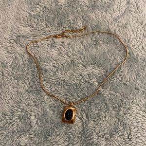 Retro Onyx Necklace